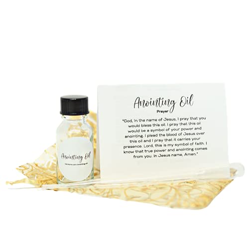 DIY Holy Anointing Oil Kit with Prayer and Instructions Included